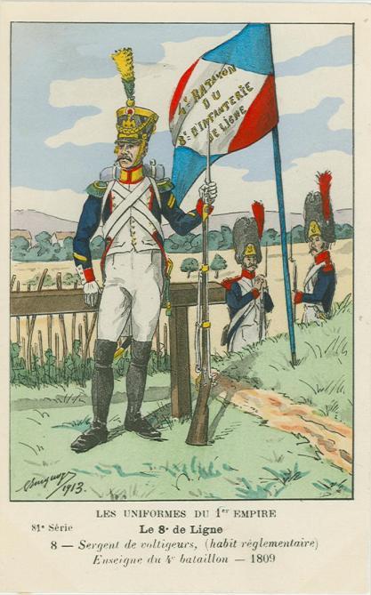 8eme-sergeant-der-voltigeur-kompananie-4-bataillon-1809