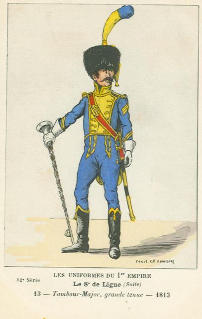 8eme-tambour-major-in-grosser-uniform-1813