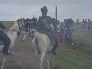 Im Handgemenge mit der Kavallerie 