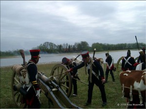 Bild 17 - Die Artillerie im Feuergefecht mit dem Gegner 