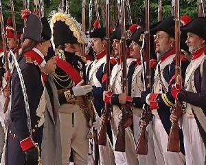 Abschnitt 2 Bild 6A - Der Kaiser spricht mit seinen Soldaten 