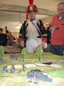Bild 1 - Der Caporal vor dem Schlachtfeld von Quatre Bras 