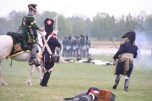 Bild 13 - Einige Preussen brechen durch und wollen unseren General gefangen nehmen 