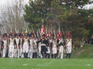 Bild 18 - Unser Bataillion im Anmarsch zum Schlachtfeld von Reims 