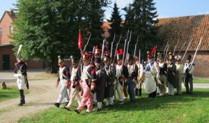 Bild 6 - Mit unseren Verbündeten Westphalen marschieren wir zur Parade 