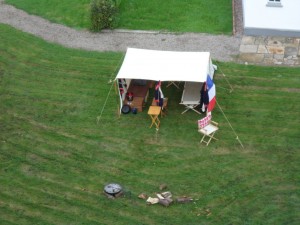 Bild 3 - Das Lager der 8ème. Aufgenommen vom Turm der Festung 