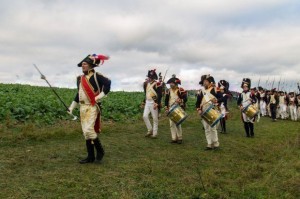 Bild 17 - Unser Musikkorps vom Bataillon macht bei der Verfolgung des Gegners die Tete