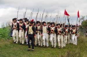 Bild 18 - Gefolgt von unseren belgischen Freunden, die das 1. Peloton unseres Batallions bilden.