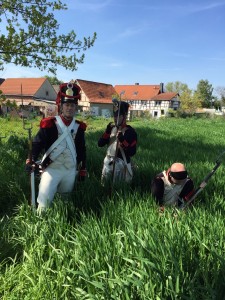 Bild 4 - Grenadier Jean-Francois bei der Vorhut.   