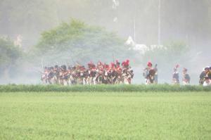 Bild 12 - Unser Peloton rückt vor.