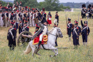 Bild 31 - Der Kaiser feuert kurz vor Beginn der Schlacht seine Soldaten an. Es geht um alles.