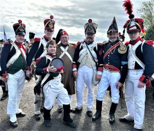 Bild 06 - Eine kurze Rast. Wir treffen unseren Aide de camp.