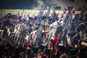 Bild 66 - Der Kaiser verlässt das Schlachtfeld. Die Schlacht ist verloren...