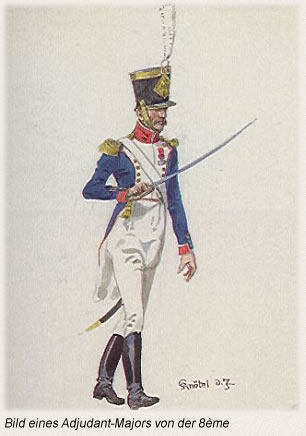 Bild eines Adjudant Majors von der 8eme